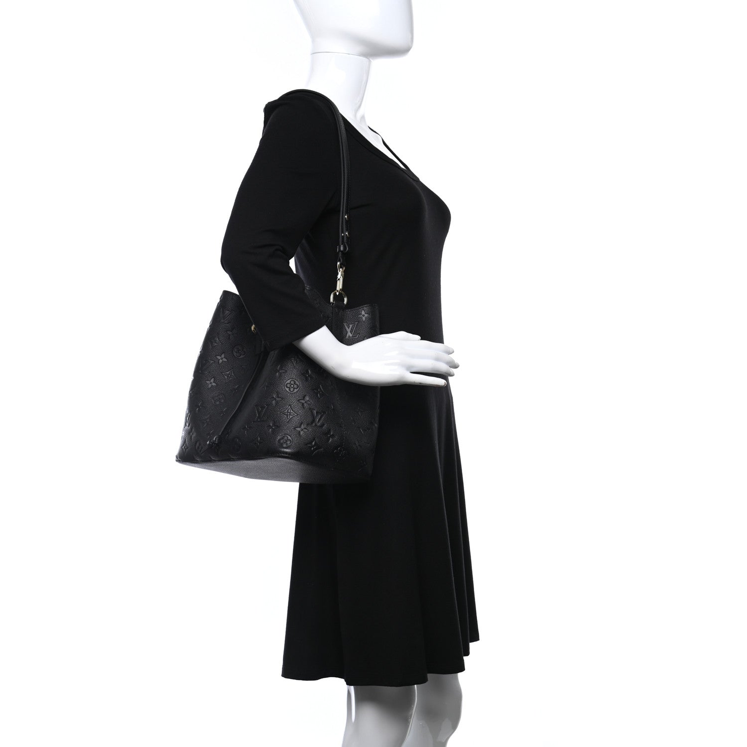 Louis Vuitton Empreinte Neonoe MM Black 2 of 10