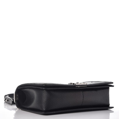 Chanel Perforated Lambskin Quilted New Medium Boy Flap Black 5 of 10