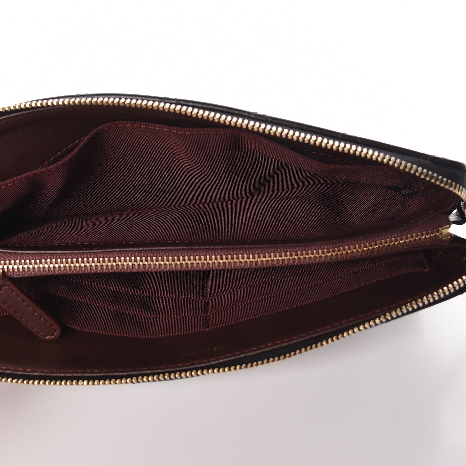 Chanel Lambskin Quilted Small Zipped Pouch Black 5 of 9