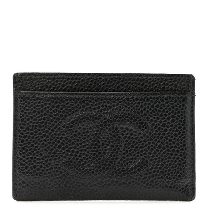 Chanel Caviar Timeless CC Card Holder Black 1 of 13