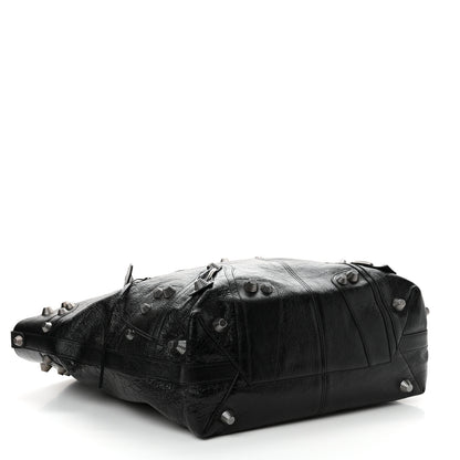 Balenciaga Agneau Arena Large Le Cagole Carry All Bag Black 5 of 11