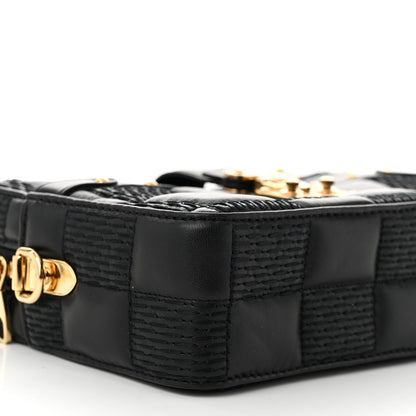 Louis Vuitton Lambskin Damier Quilt Troca PM Black 8 of 10