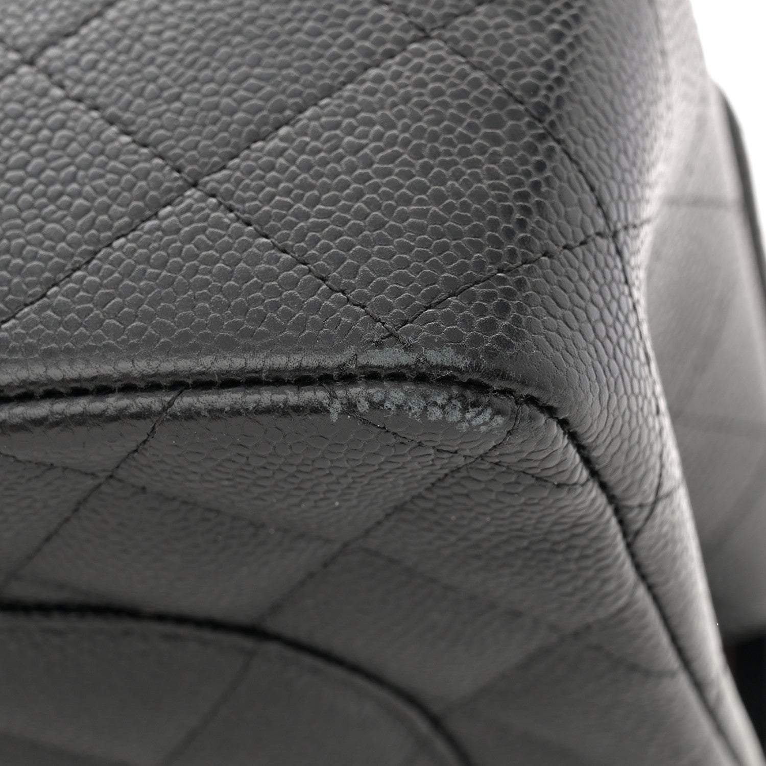 Chanel Caviar Quilted Jumbo Double Flap Black 12 of 12