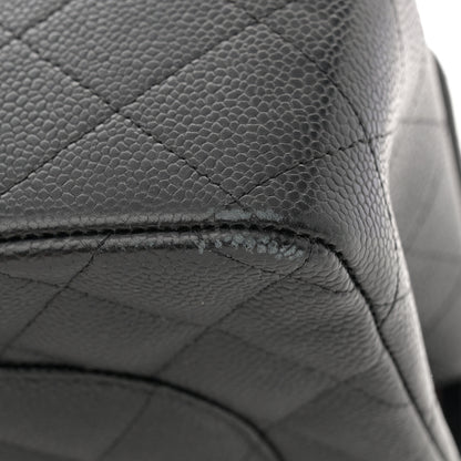 Chanel Caviar Quilted Jumbo Double Flap Black 12 of 12