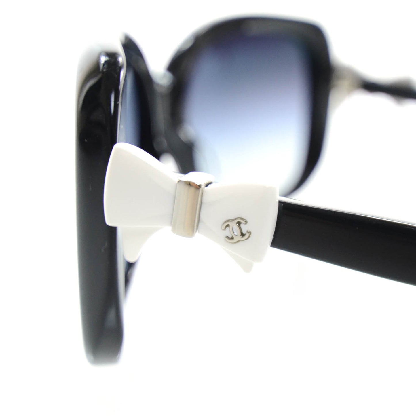 Acetate CC Bow Sunglasses 5171A Black