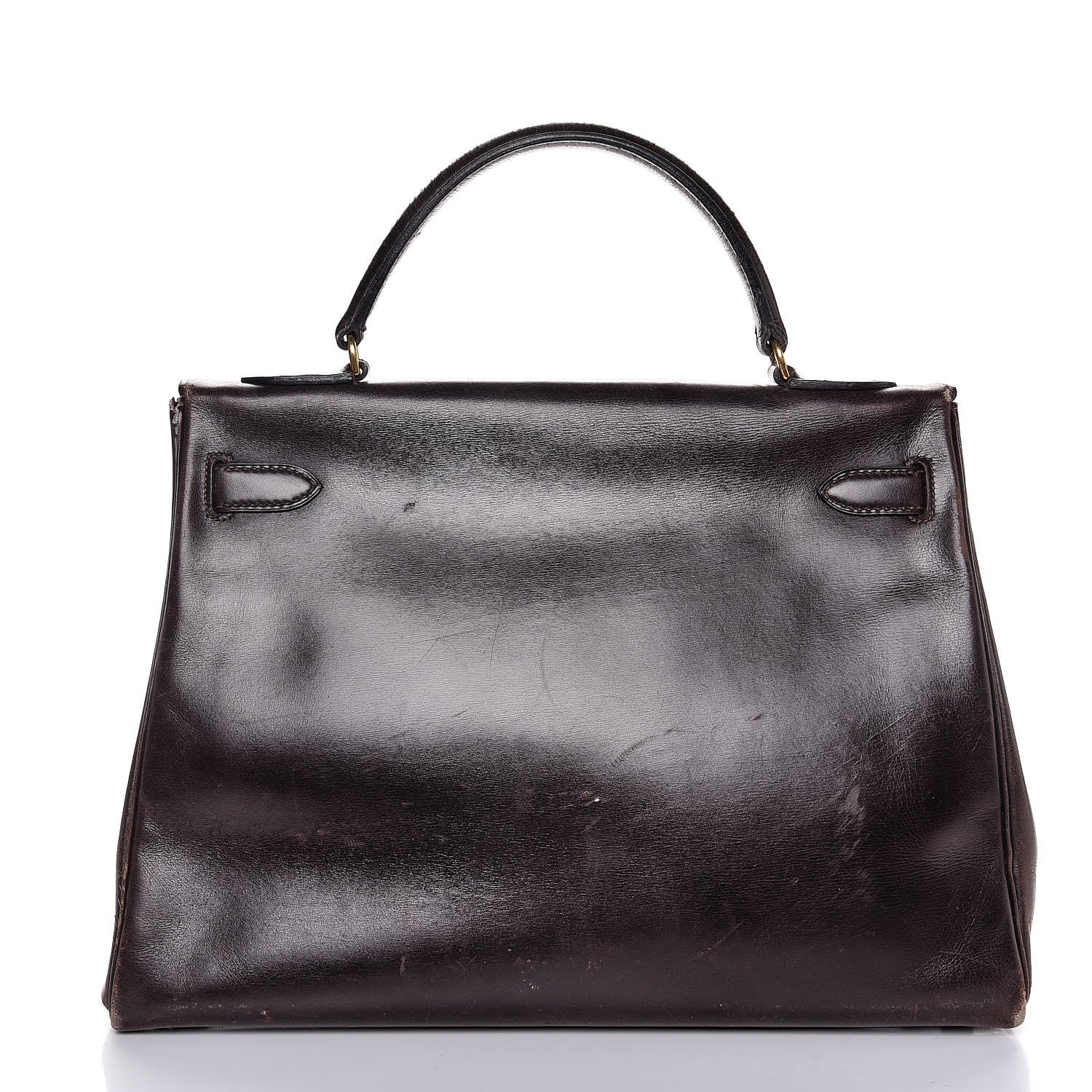 Hermes Box Kelly Retourne 32 Chocolate 3 of 53