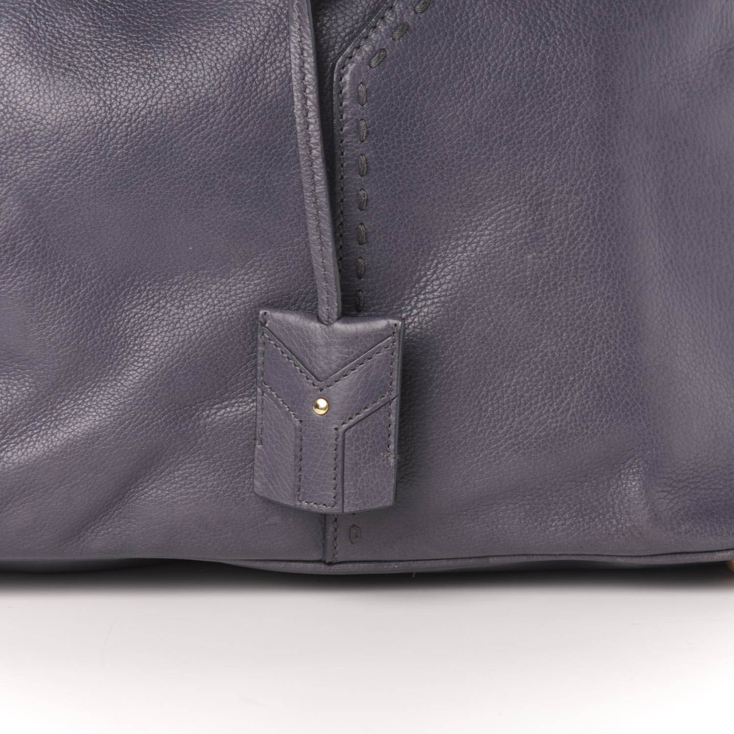 Saint Laurent Calfskin Large Muse Gray 11 of 12