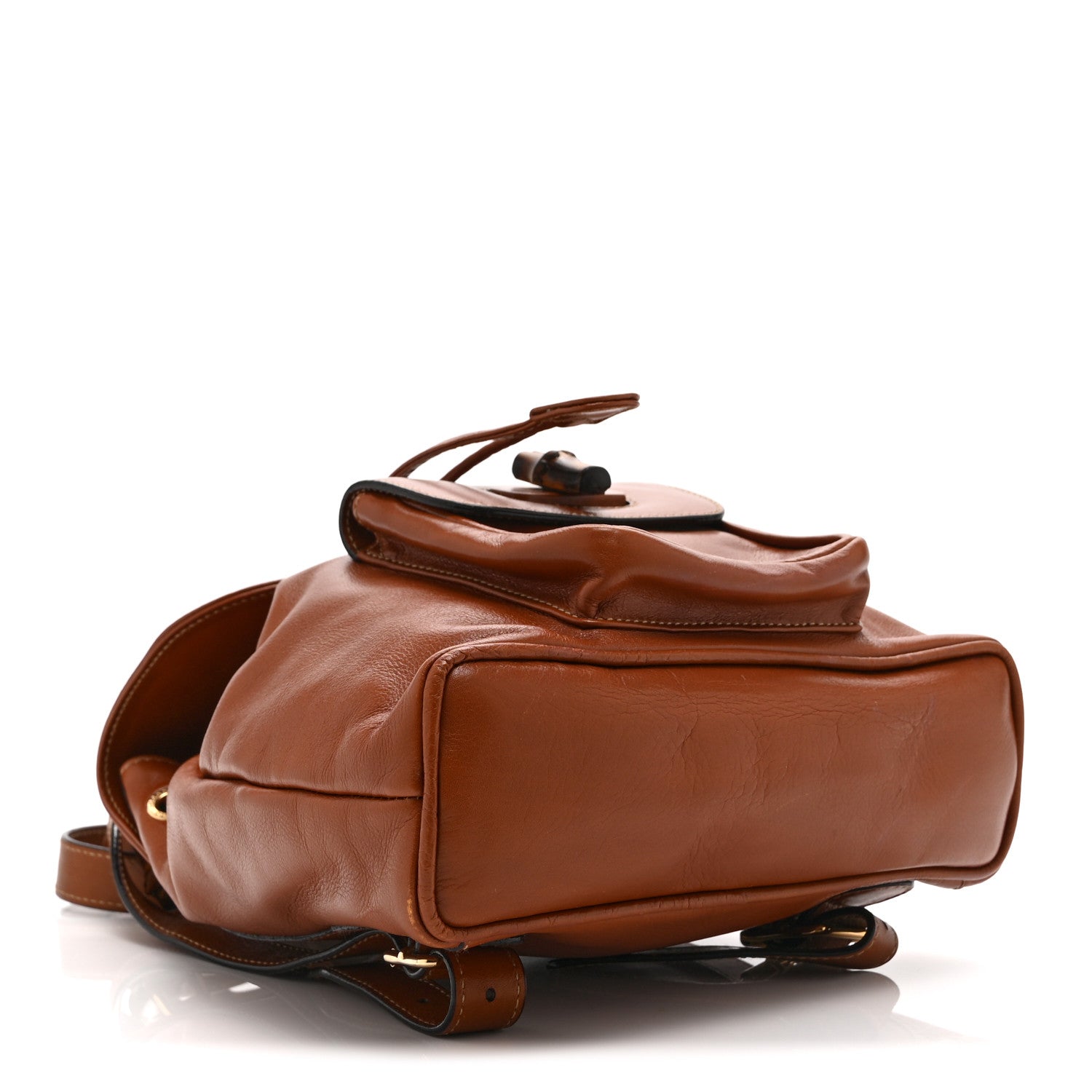 バッグ GUCCI y2k backpack archive leather brown Gucci Calfskin Bamboo Mini Backpack Brown 1869254 – FASHIONPHILE