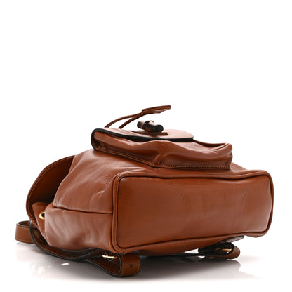 Gucci Calfskin Bamboo Mini Backpack Brown 4 of 10