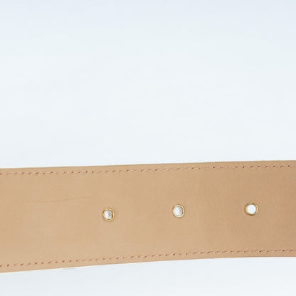 Chanel Lambskin Quilted CC Belt 100 40 Dark White 6 of 8