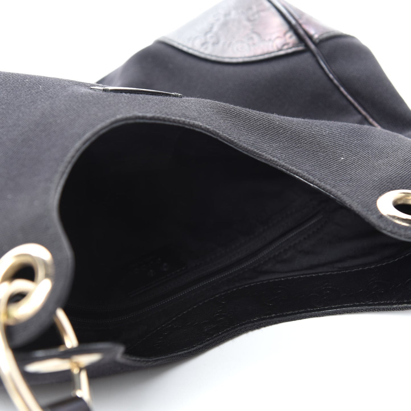 Canvas Guccissima Hobo Black