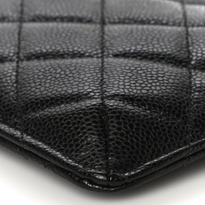 Chanel Caviar Quilted Classic iPhone Pouch Black 9 of 11