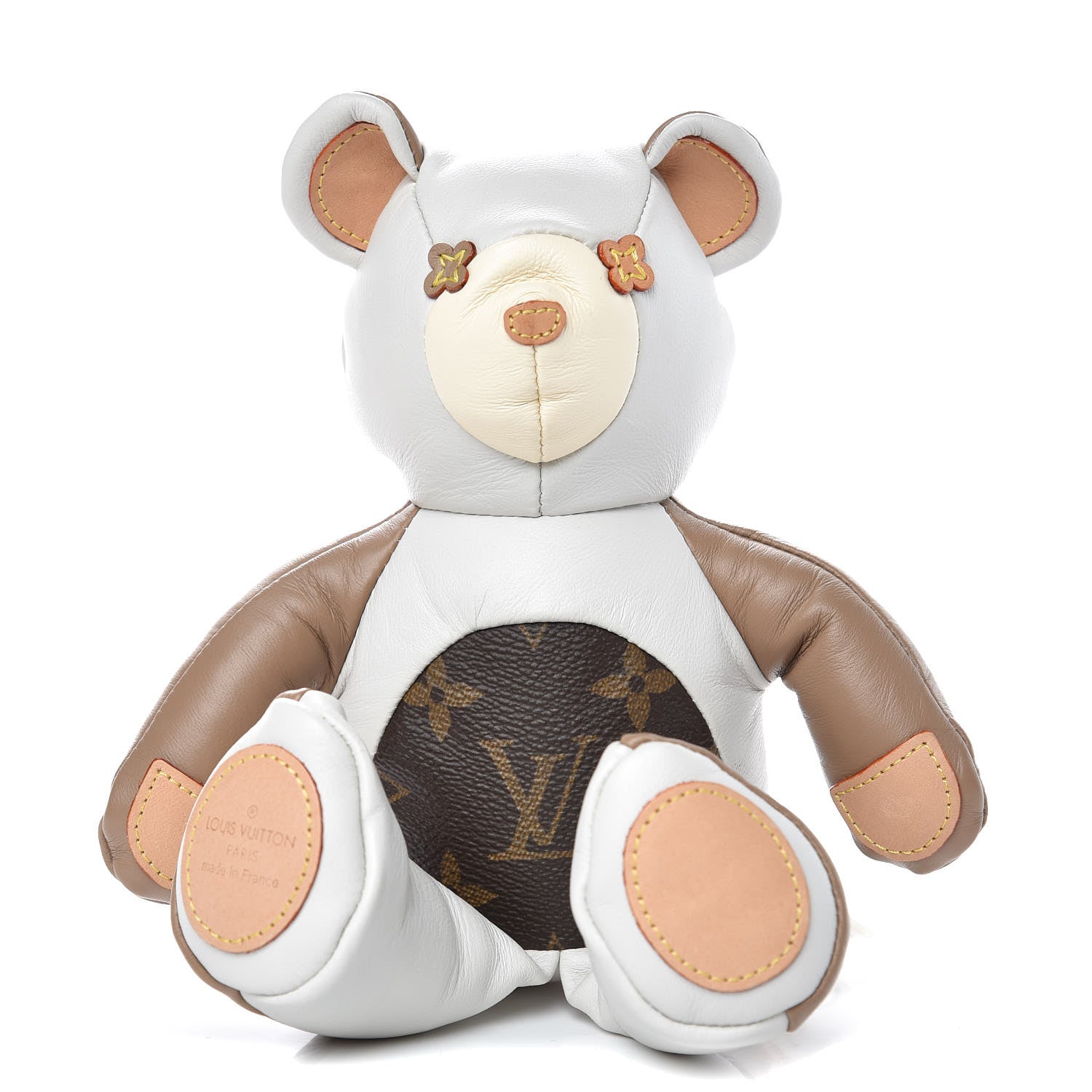 Louis Vuitton Calfskin Monogram Doudou Louis Bear Beige 1 of 5
