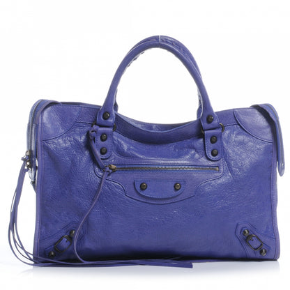 Balenciaga Agneau Classic Hardware City Bleu Lavande 1 of 7