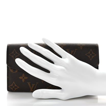 Louis Vuitton Monogram Sarah Wallet NM Rose Ballerine 2 of 7