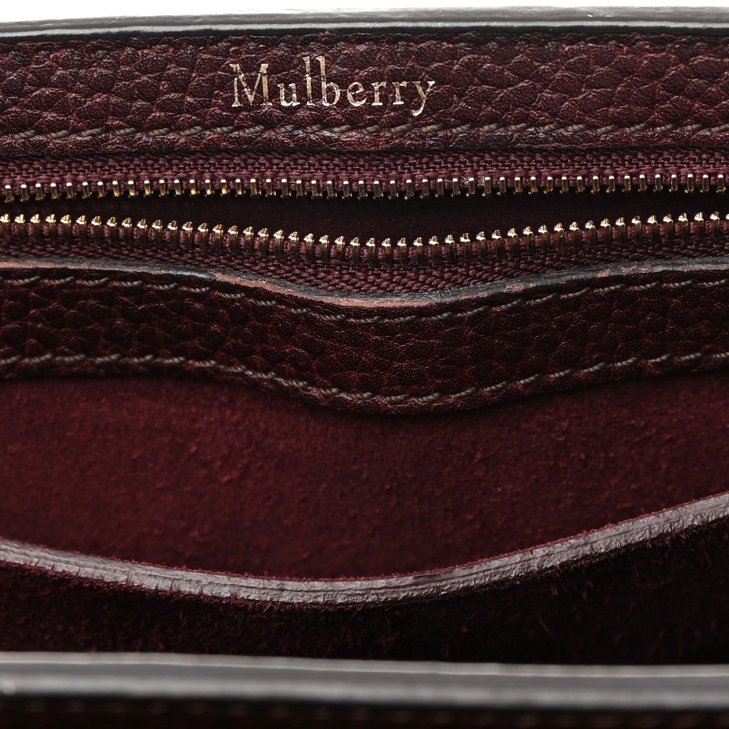 Mulberry Classic Grain Small New Bayswater Oxblood 18 of 22