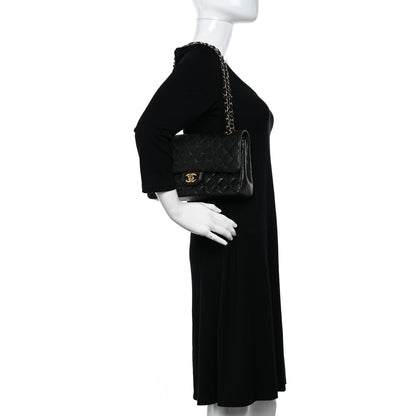 Chanel Caviar Quilted Medium Double Flap Black 2 of 10