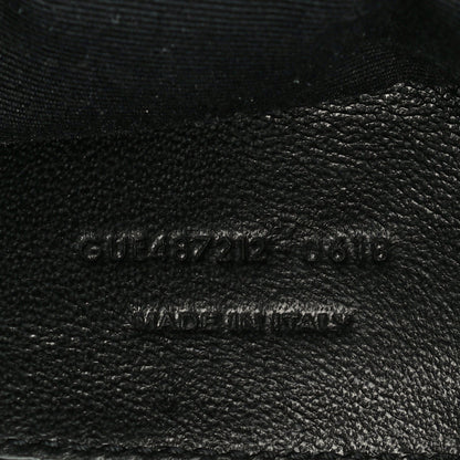Saint Laurent Sheepskin Matelasse Chevron Monogram Large College Satchel Black 6 of 9