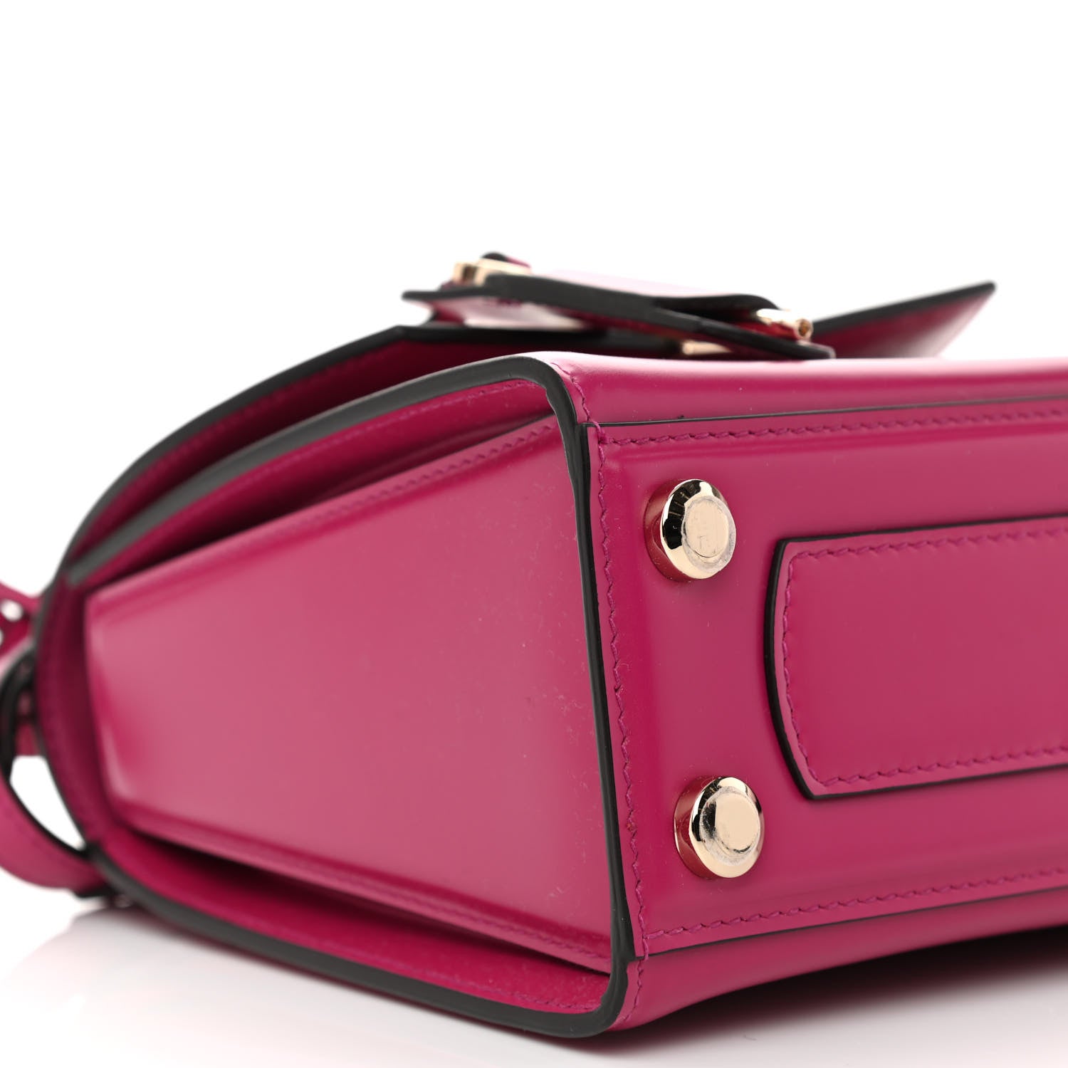 Salvatore Ferragamo Smooth Calfskin Mini Boxyz Pink 7 of 8