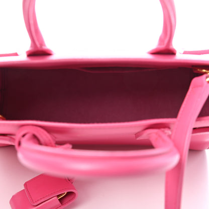 Saint Laurent Calfskin Nano Sac De Jour Lipstick Fuchsia 5 of 9