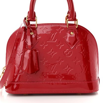 Louis Vuitton Vernis Alma BB Pomme D'Amour 7 of 10