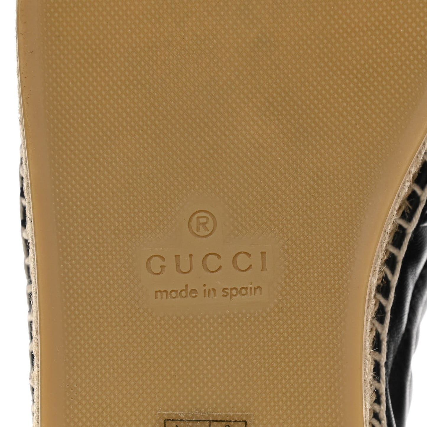 Nappa Matelasse Mens GG Marmont Espadrilles 10 Black