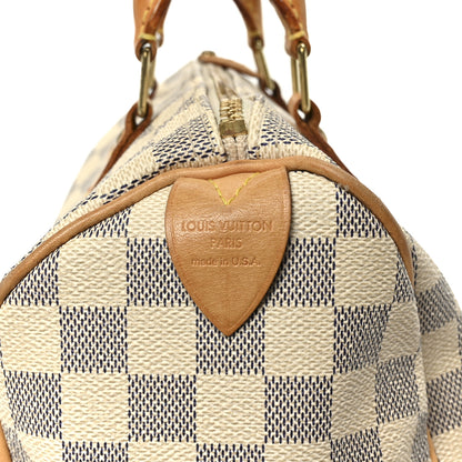 Louis Vuitton Damier Azur Speedy 25 7 of 10