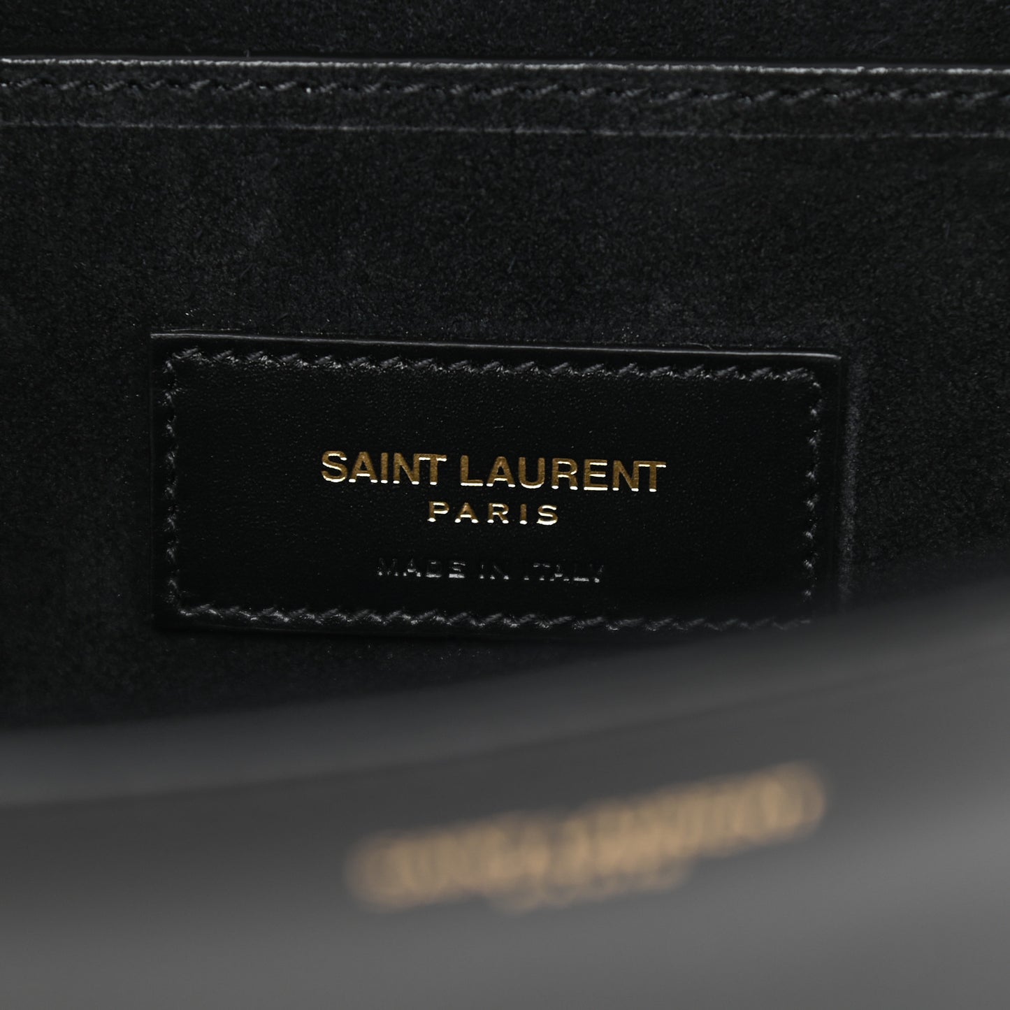 Smooth Calfskin Shoulder Bag Black
