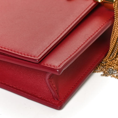 Saint Laurent Smooth Calfskin Classic Monogram Kate Tassel Chain Wallet New Lipstick 11 of 11