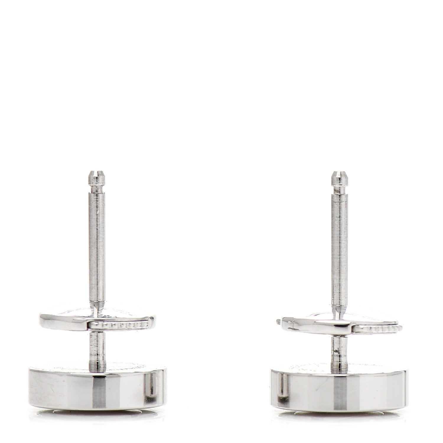 Cartier 18K White Gold LOVE Earrings 3 of 5