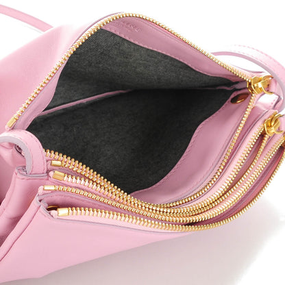 Celine Lambskin Small Trio Crossbody Bag Pink 5 of 9