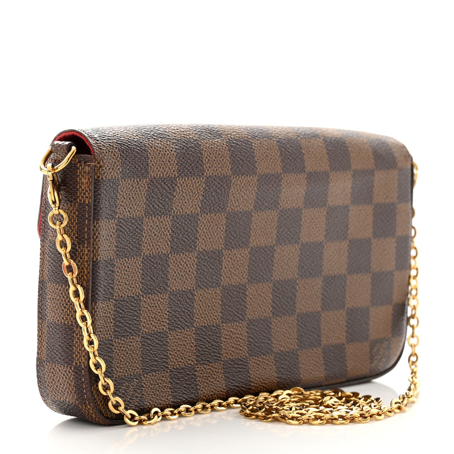 Damier Ebene Pochette Felicie Chain Wallet