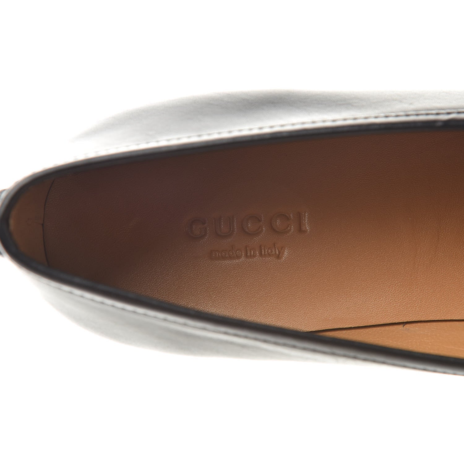 Gucci Calfskin Womens Jordaan Loafers 39 Black 7 of 7