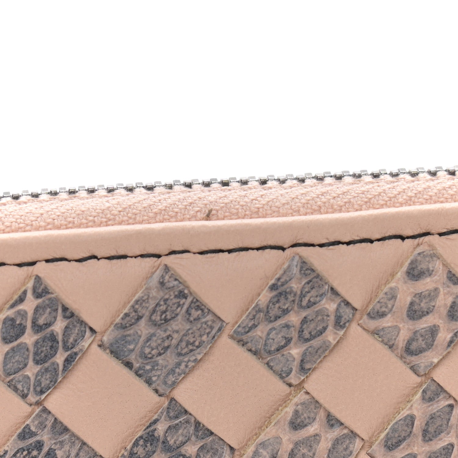 Bottega Veneta Nappa Ayers Intrecciato Biletto Chain Crossbody Flamingo 13 of 13