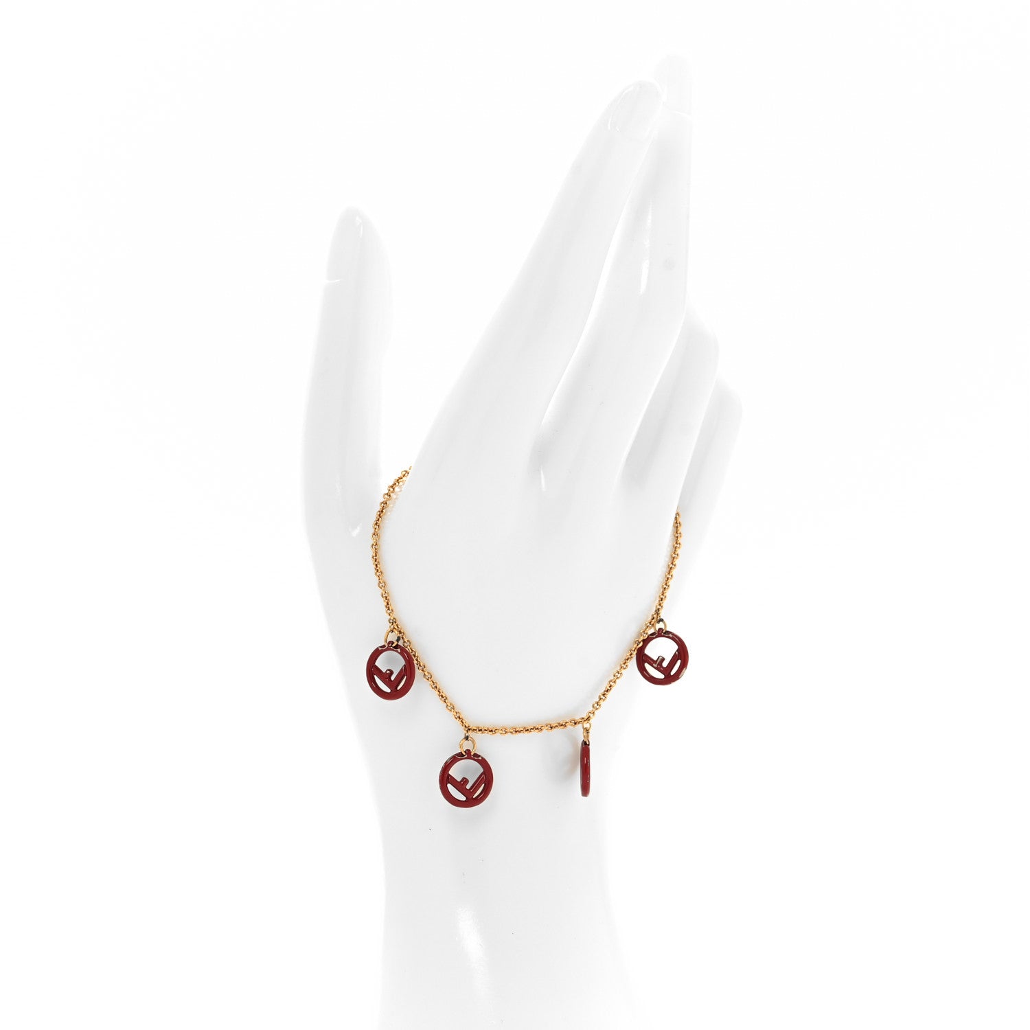 Fendi Metal Enamel F is Fendi Bracelet Gold 2 of 6