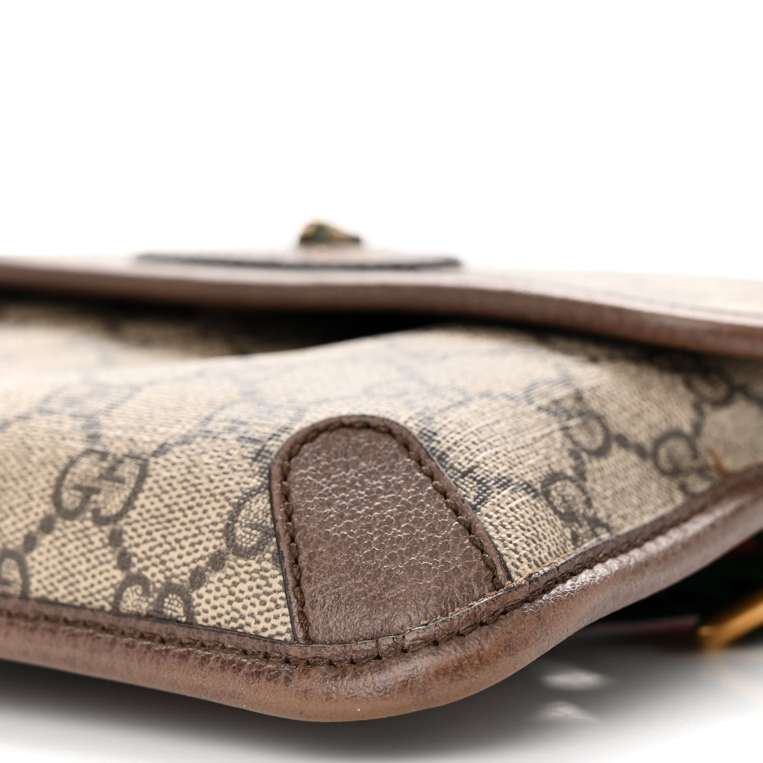 Gucci GG Supreme Monogram Neo Vintage Web Belt Bag Brown 11 of 15