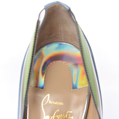 Christian Louboutin Patent PVC Blake is Back 120 Pumps 38.5 Version Multi 9 of 11