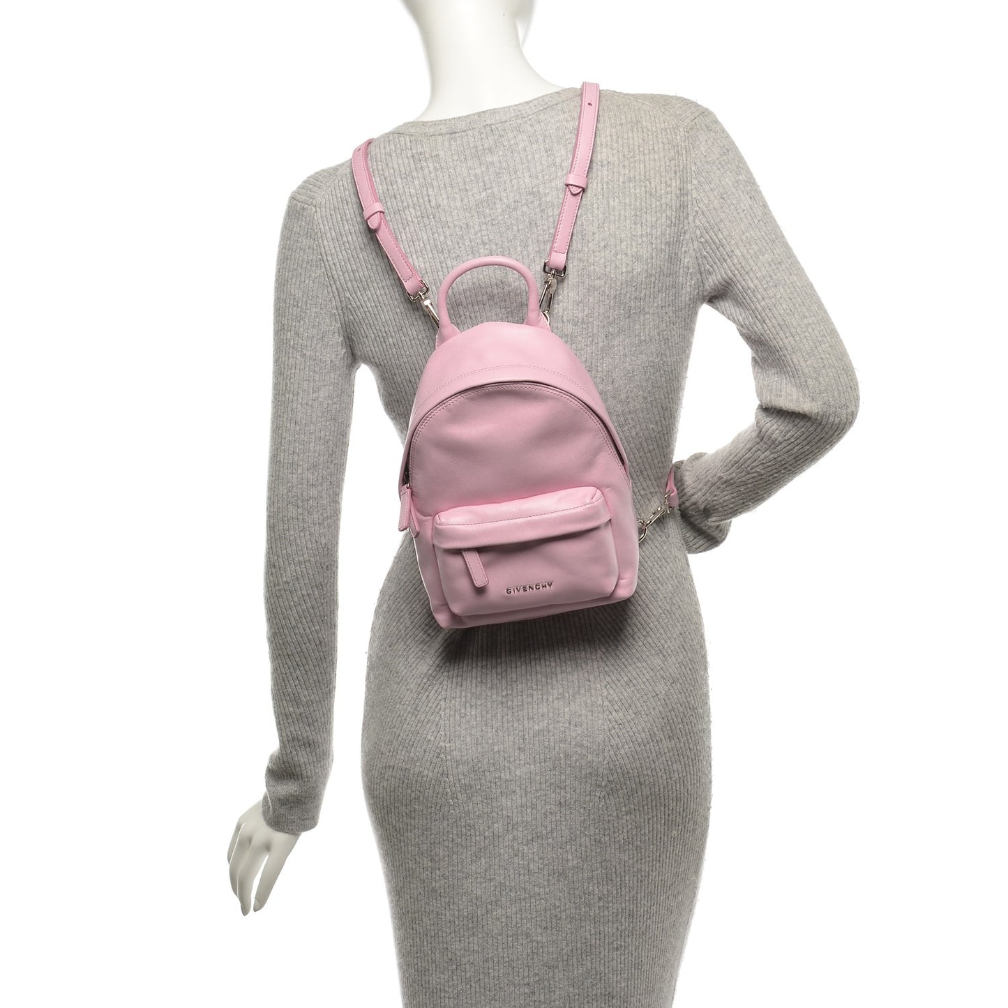 Smooth Calfskin Nano Backpack Bright Pink