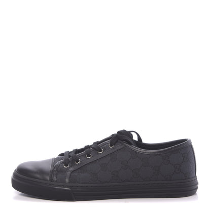 Gucci Monogram Mens Sneakers 8 Black Piombo 1 of 8