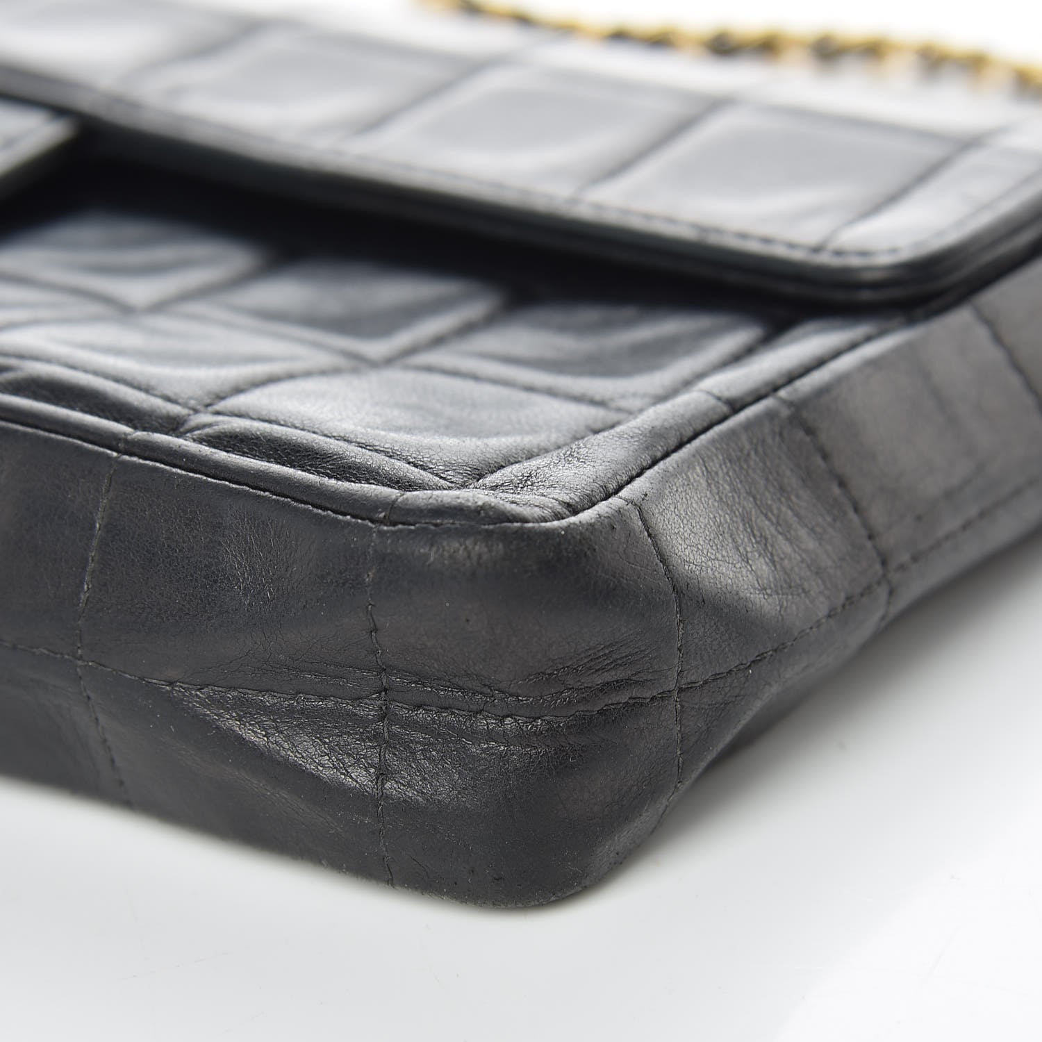 Chanel Lambskin East West Chocolate Bar Flap Black 11 of 11