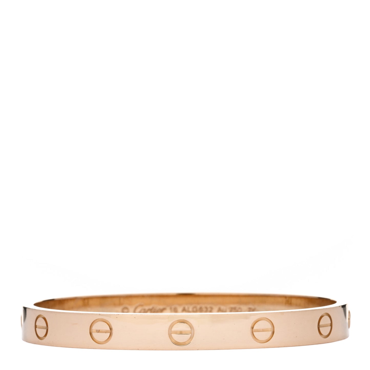 18K Yellow Gold LOVE Bracelet 16