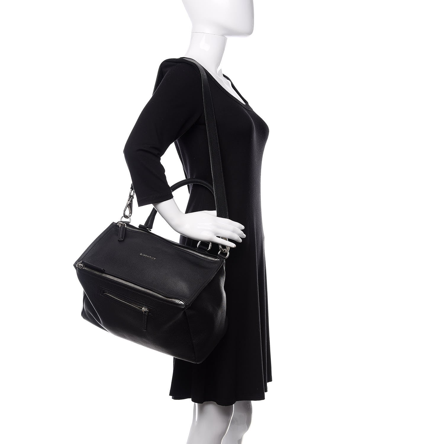 Givenchy Sugar Goatskin Small Pandora Black 2 of 11