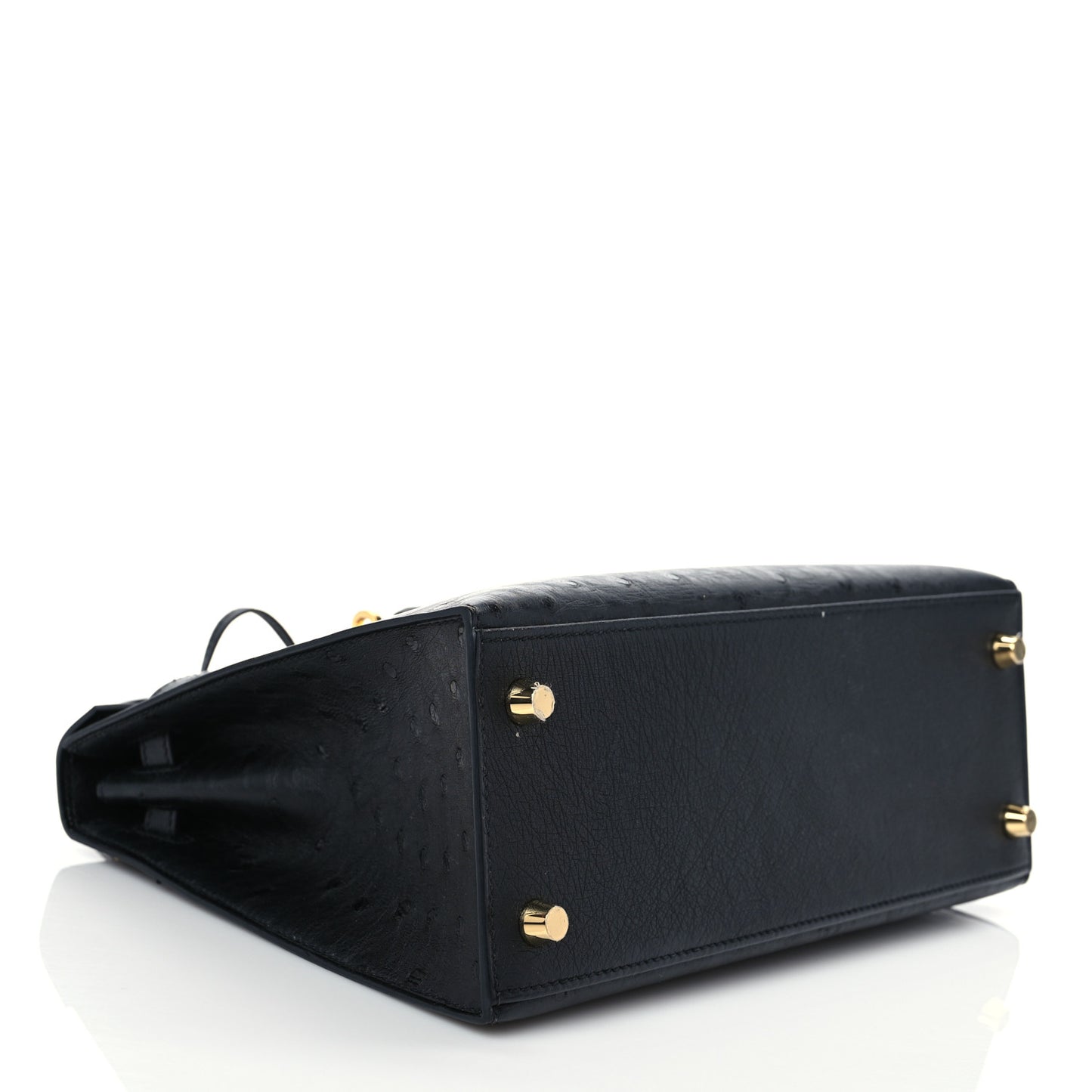 Ostrich Kelly Sellier 25 Black