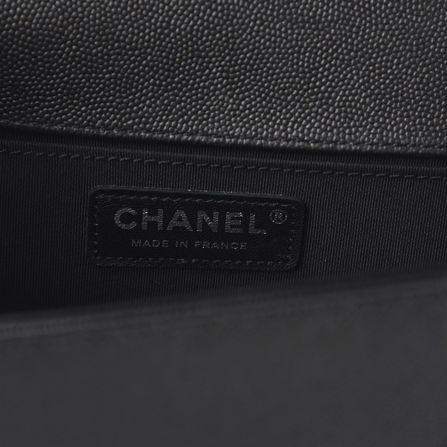 Chanel Caviar Quilted Medium Boy Flap So Black 8 of 10