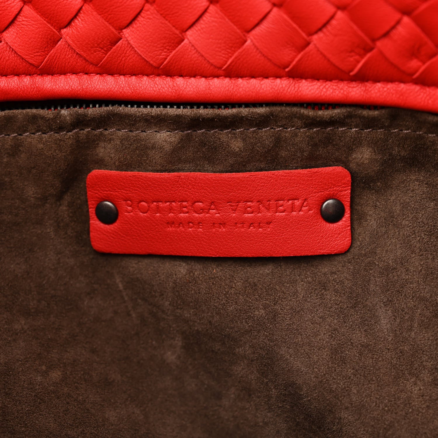 Bottega Veneta Nappa Intrecciato Large Cesta Tote Red 6 of 10