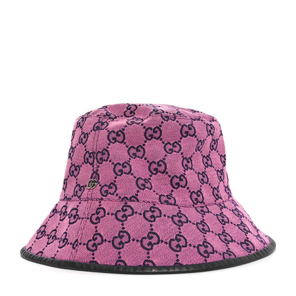 Gucci Monogram Multicolor New Sakai Calfskin Bob Malibu Bucket Hat L Parma Violet Blue 1 of 9