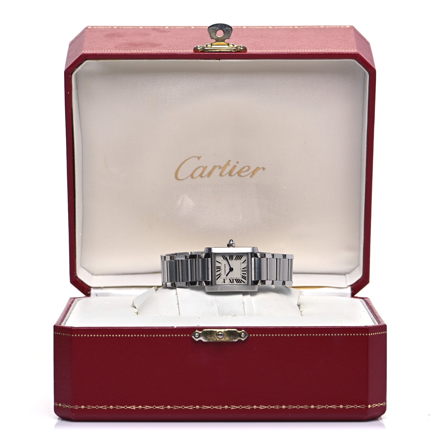 Cartier Stainless Steel 20mm Tank Francaise Quartz Watch 5 of 5