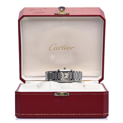 Cartier Stainless Steel 20mm Tank Francaise Quartz Watch 5 of 5