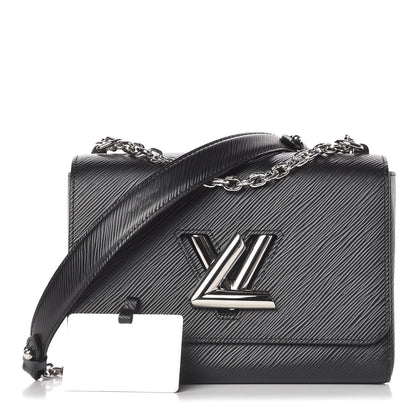 Louis Vuitton Epi Twist Shoulder Bag MM Black 1 of 10