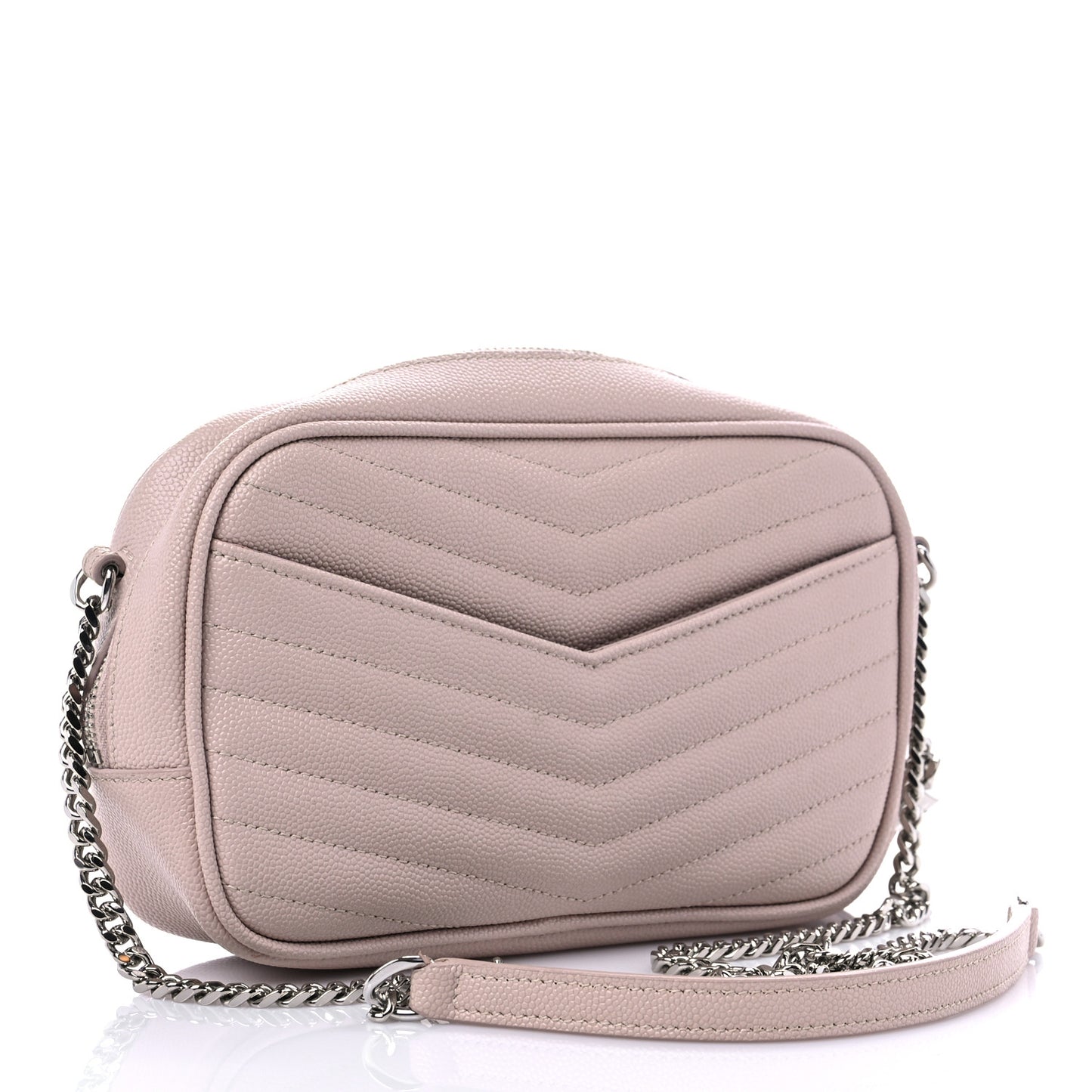 Grain De Poudre Matelasse Monogram Mini Lou Camera Bag Marble Pink